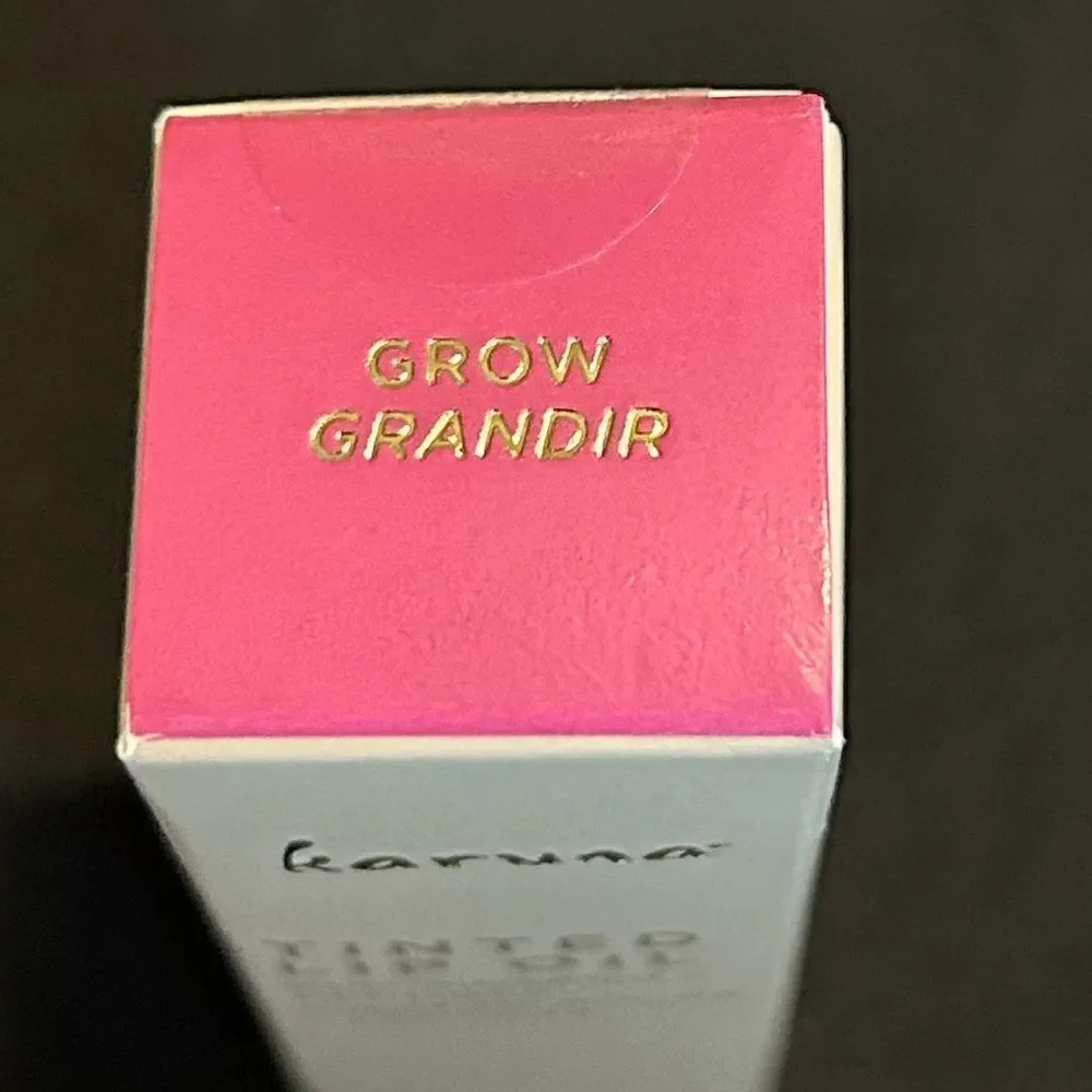 🦋 Karuna Tinted Lip Oil - Red Ginseng & Peptides Grow Grandir New Full Size